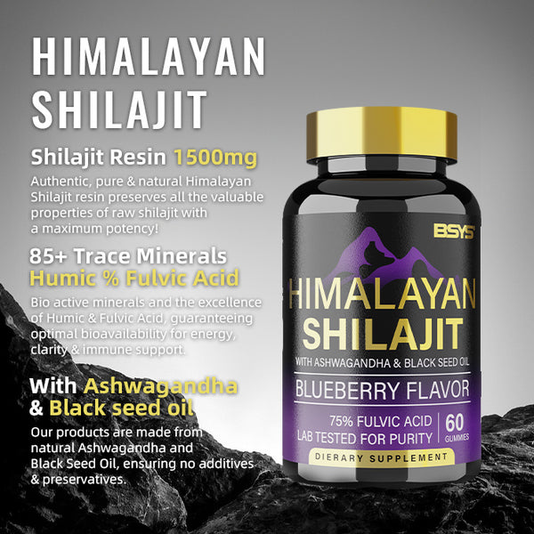 Shonovi Customs™ SHILAJIT GUMMIES 60'S - Shonovi Customs